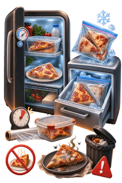 Pizza in the Fridge